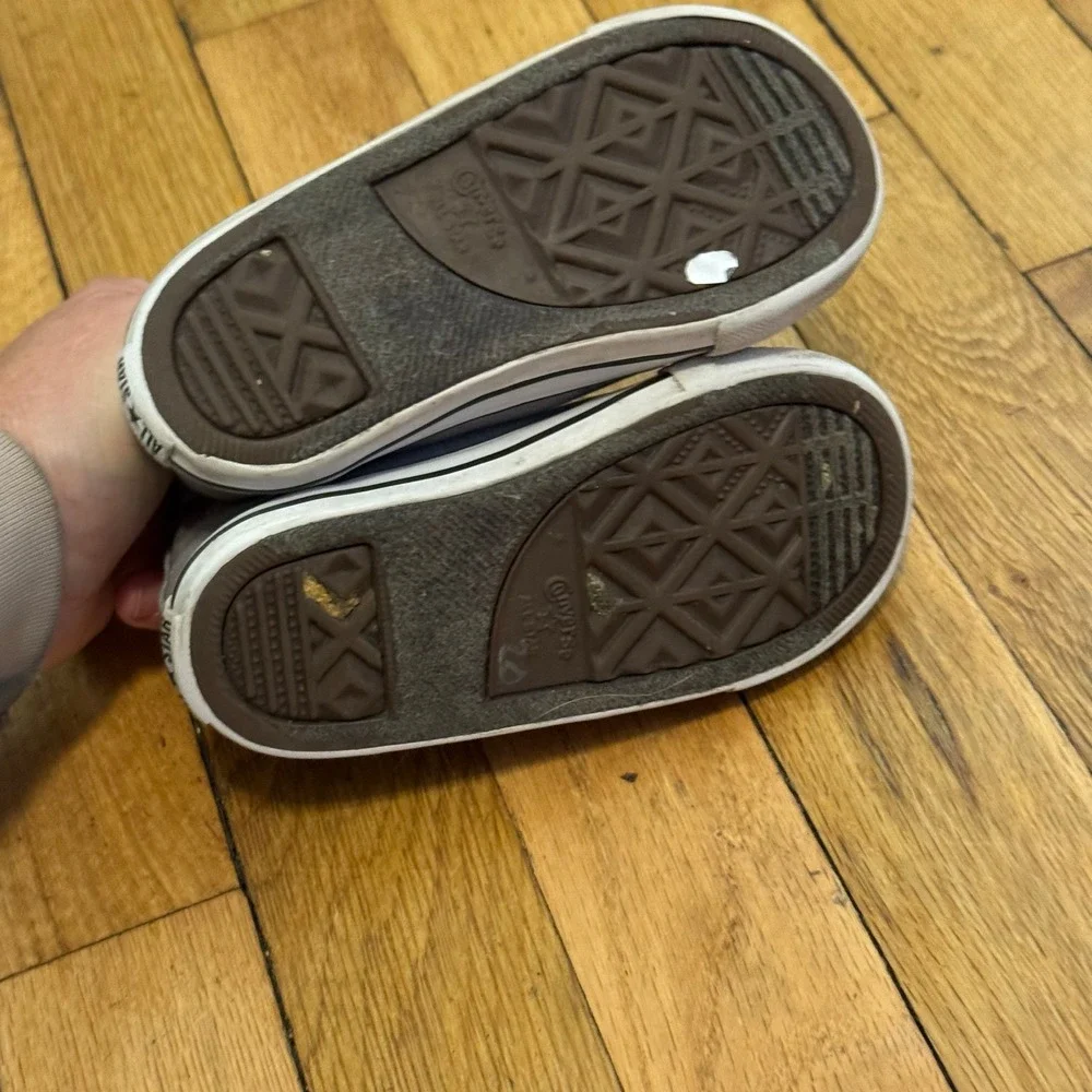 Converse All Star‎ Chuck Taylor High Top Toddler Shoes Gray Size 7 Sneakers